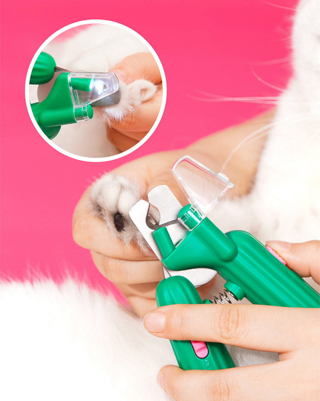 Cactus LED Nail Clipper - Pawscode
